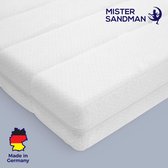 Mister Sandman traagschuim topmatras - 100 x 190 cm - premium tijk - 5cm hoog - visco memory foam