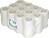 Q-Parts Mini Poetspapier Cellulose - 1 Laags - 120mtr x 20cm - (12 rol/pak)