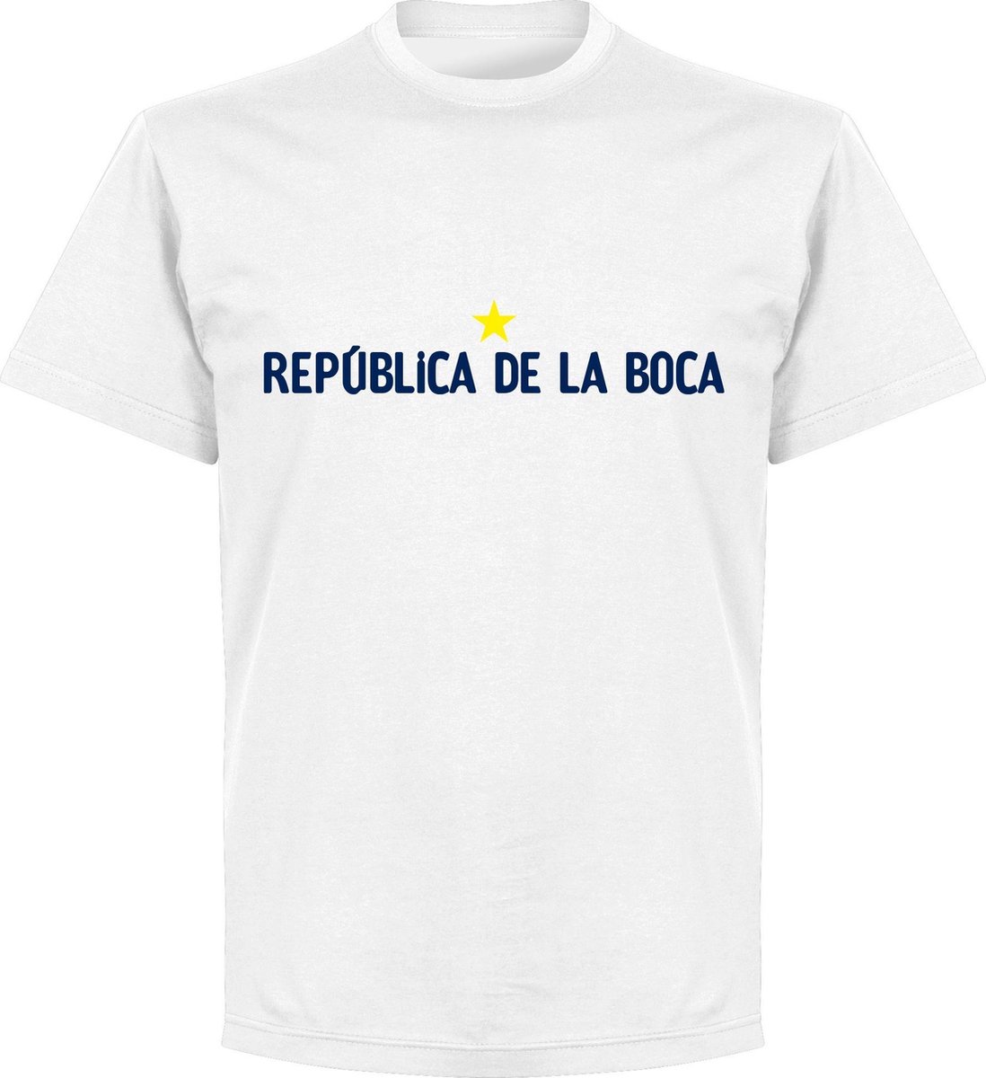 Republica De La Boca Slogan T-Shirt - Wit - L