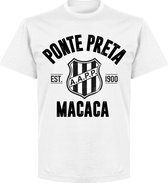 AA Ponte Preta Ponte Preta Established T-Shirt - Wit - 3XL