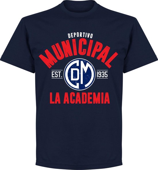 Deportivo Municipal Established T-Shirt - Navy - 3XL