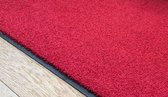 Ikado  Droogloopmat op maat rood 88cm ecologisch  88 x 220 cm