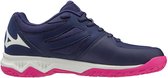 Mizuno Thunder Blade 2 Sportschoenen - Maat 42.5 - Vrouwen - donkerblauw/wit/roze