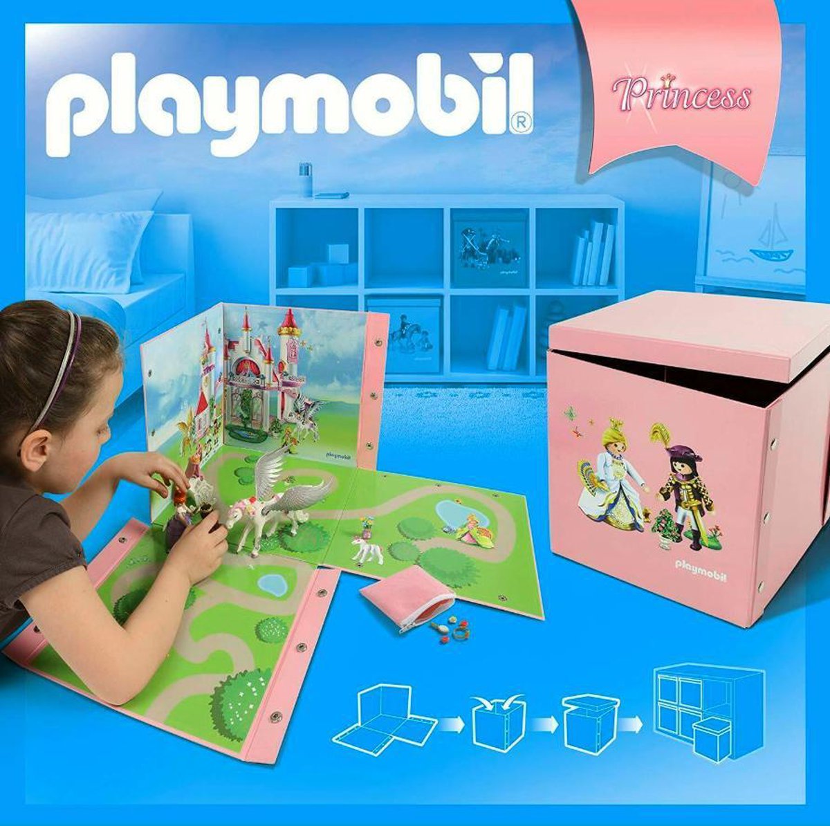 misdrijf passend krijgen Playmobil opbergbox roze Princess | bol.com