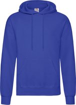 Fruit of the Loom capuchon sweater kobaltblauw voor volwassenen - Classic Hooded Sweat - Hoodie - Heren kleding S (EU 48)