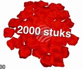 Rozenblaadjes - Rood - 2000 blaadjes