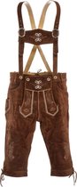 Lederhosen Fabian 100% suedeleer, 56