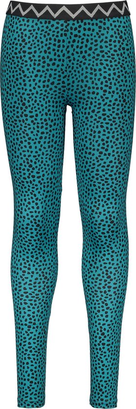 Like FLO Meisjes print legging - turquoise - Maat 104