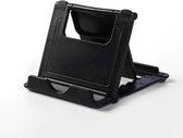 WiseGoods - Luxe Tablet en Telefoon Houder - Verstelbare Houder Voor Tafel - Desktop Stand iPad Tablet Telefoon - Telefoonhouder Bureau - Tablethouder - Universeel - Zwart