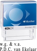 Colop Printer 20 Deurwaarder Blauw - Stempels - Stempels volwassenen - Gratis verzending
