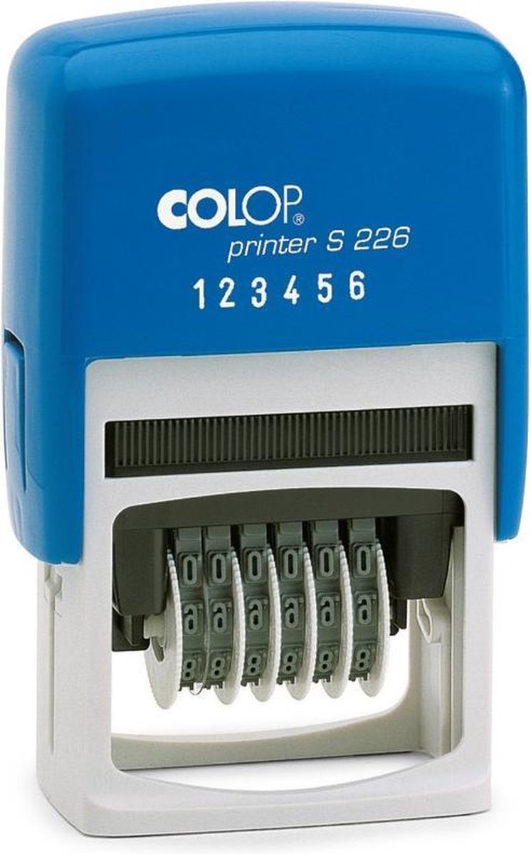 Colop Printer S226 Rood | Cijferbandstempel bestellen | Stempel met draaibare cijfers | Bestel nu!