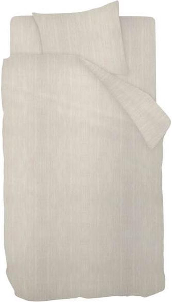 Snoozing Brigitte - Dekbedovertrek - 140x200220 cm + 1 kussensloop - Beige