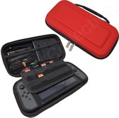OWO - Draagbare luxe reistas - case cover - reiskoffer - opbergtas - hoes - tasje - geschikt voor Nintendo Switch console - ROOD