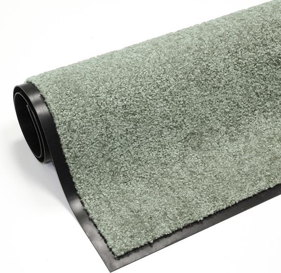 gewoontjes buiten gebruik Onrustig Wash & Clean deurmat, droogloop, ook voor professioneel gebruik, kleur  "Mint" machine... | bol.com