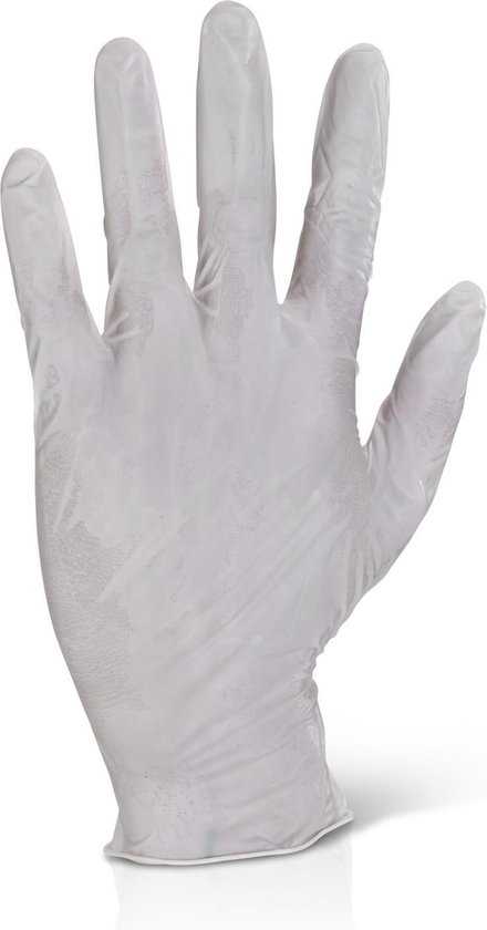 Latex handschoenen poeder vrij, maat L (100 stuks) | bol.com