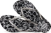 Havaianas Slim Animals Dames Slippers - Grey Silver - Maat 41/42