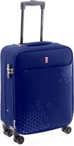 Gladiator Mosaic Handbagage koffer - 55 cm - Exp - 15 inch Laptopvak - Blauw