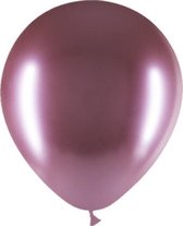 Roze Ballonnen Chroom 30cm 50st