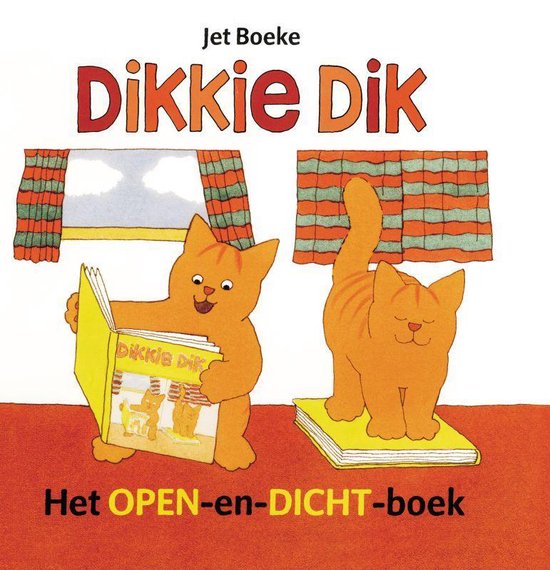 Cover van het boek 'Dikkie Dik het open-en-dicht-boek' van Arthur van Norden en Jet Boeke