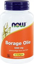 Now Foods - Borage Olie 1000 mg - Plantaardige Bron van GLA - 60 Softgels