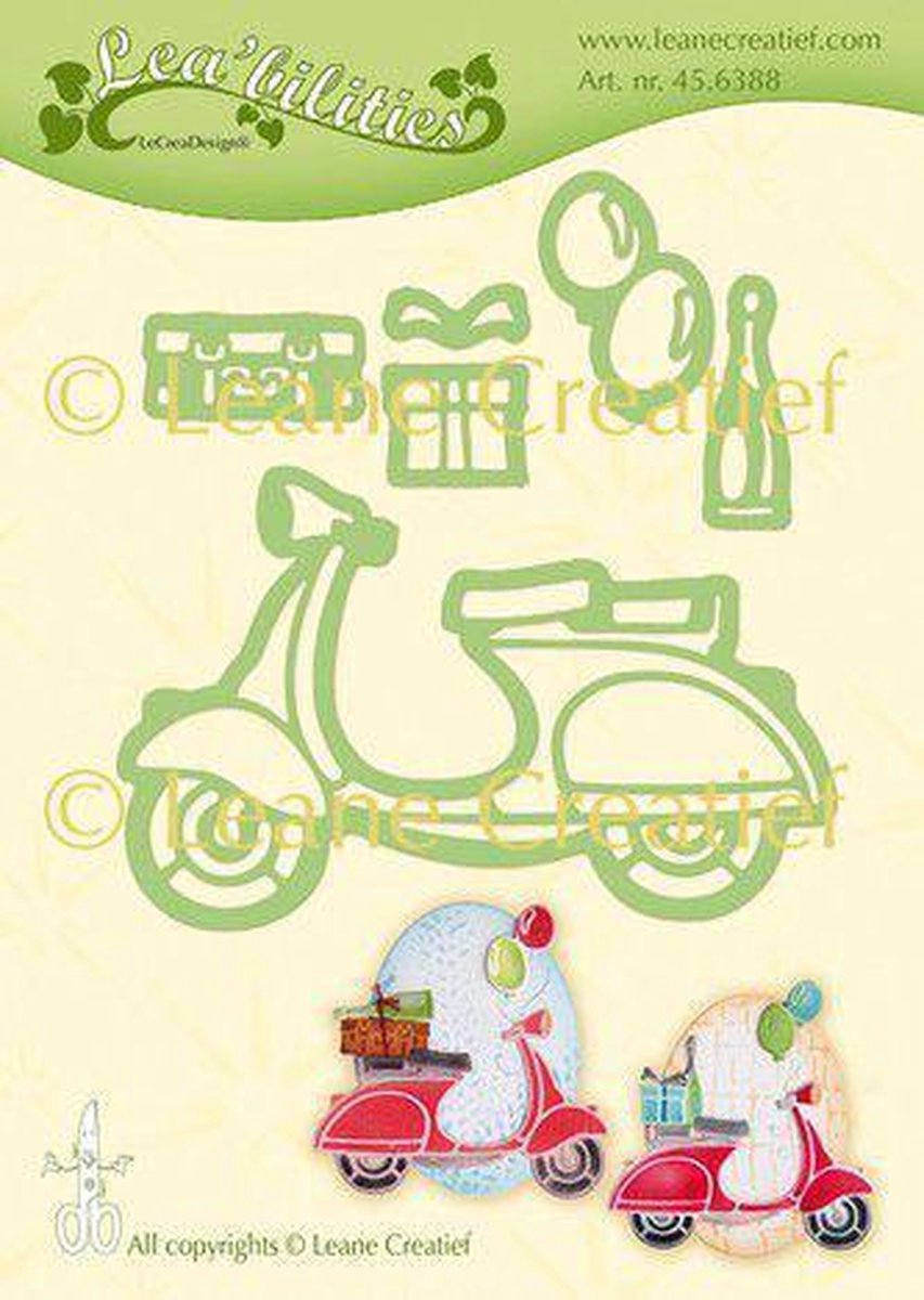 Leane Creatief - Lea’bilities snijmal Scooter 45.6388