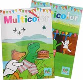 Kleurboek - Kikker - Multicolor