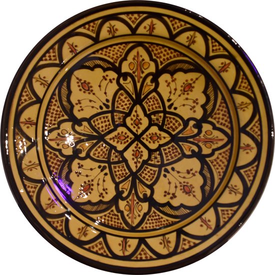 bol.com | Oriental&More - Marokkaanse schaal - Hand beschilderd - 40 CM