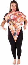 Bodysocks Verkleedkostuum Pizza Rood