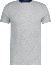 Purewhite -  Heren Slim Fit    T-shirt  - Blauw - Maat S