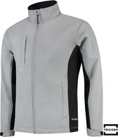 Tricorp Soft Shell Jack Bi-Color - Workwear - 402002 - Grijs / Zwart - maat XS