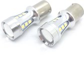 Autolampen - BA15S - 1156 - P21W - High Power - LED - Canbus dagrijverlichting (set)