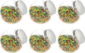 Snoeppotten 6 st 19,5x13,5x19,5 cm 3000 ml