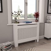 Radiatorombouw 112x19x81,5 cm MDF wit