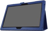 Tablet hoes geschikt voor Lenovo Tab 4 10- flip hoes donker blauw