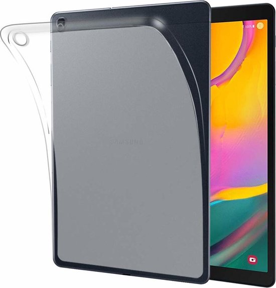 riem boog laser Samsung Galaxy Tab A 10.1 2019 hoes - Soft TPU Back Cover - Transparant |  bol.com