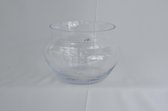 Sandra Rich glazen vaas, diameter 30 cm, hoog 20cm