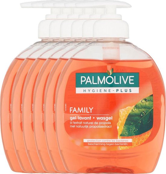 Palmolive Hygiëne Plus Anti-Bacteriële Handzeep Pomp - 6 x 300 ml - Voordeelverpakking