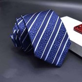 Zijden stropdassen - stropdas heren - ThannaPhum Donkerblauwe zijden stropdas