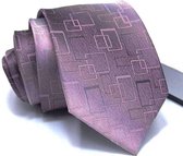 Zijden stropdassen - stropdas heren - ThannaPhum Licht paarse zijden stropdas