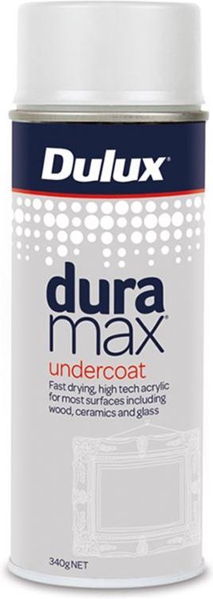 Dulux - Duramax - Spuitlak - Sneldrogende Grondverf - Primer - Wit