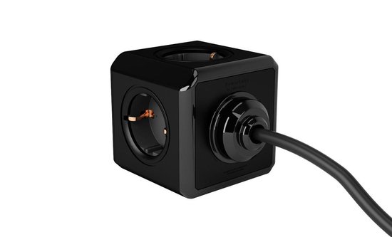 PowerCube Extended Duo USB - 3 meter kabel - Zwart/Grijs - Limited Edition  - 4... | bol.com