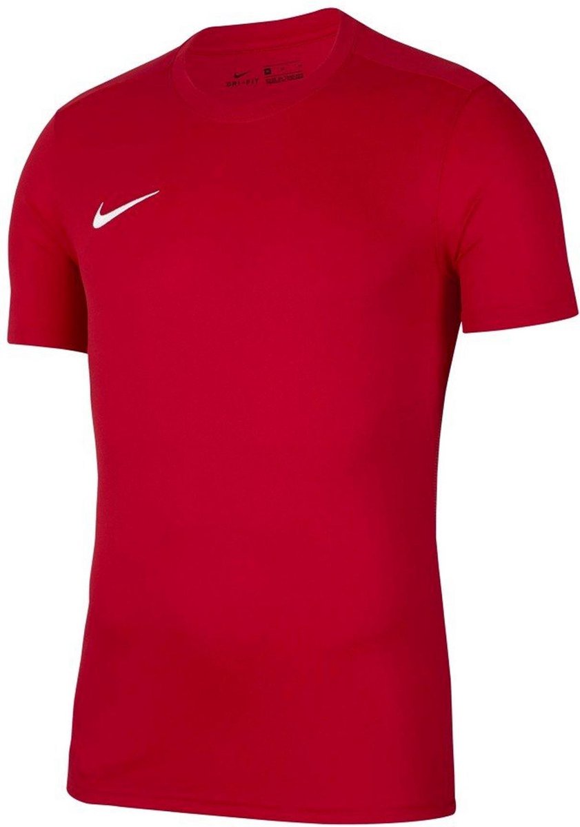 Nike  Park VII SS  Sportshirt - Maat 152  - Unisex - rood