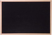 Krijtbord Zwart 30x40 Cm - Kader Natural (set van 5)