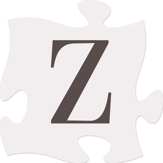 Puzzelstuk 15cm Letter Z