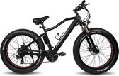 Zipper Stealth Elektrische Fatbike Fiets 26 MTB 10Ah - Mat Zwart