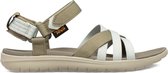 Teva Sanborn Dames Wandelsandalen - Groen/Wit - Maat 39