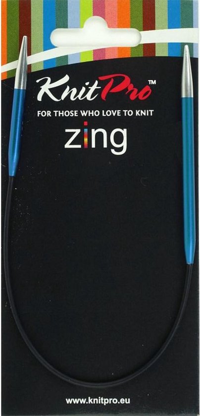 KnitPro Zing rondbreinaalden 25cm 4.00mm. - KnitPro