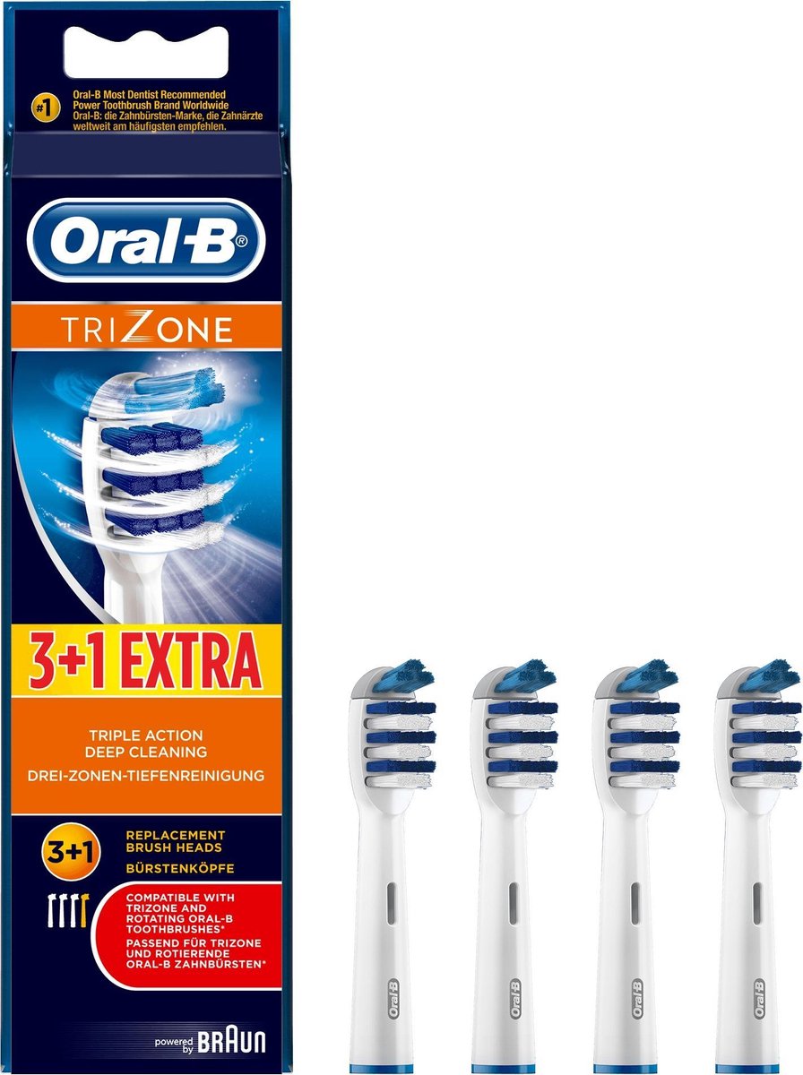 anders Blazen doel Oral-B TriZone - Opzetborstels - 4 stuks | bol.com