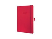 Weekagenda Sigel Conceptum A5 2020 soft cover rood SI-C2034