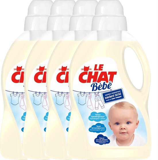Le Chat Baby Wasmiddel Voorraadbox 4 X 30 Wasbeurten 1 Bol Com
